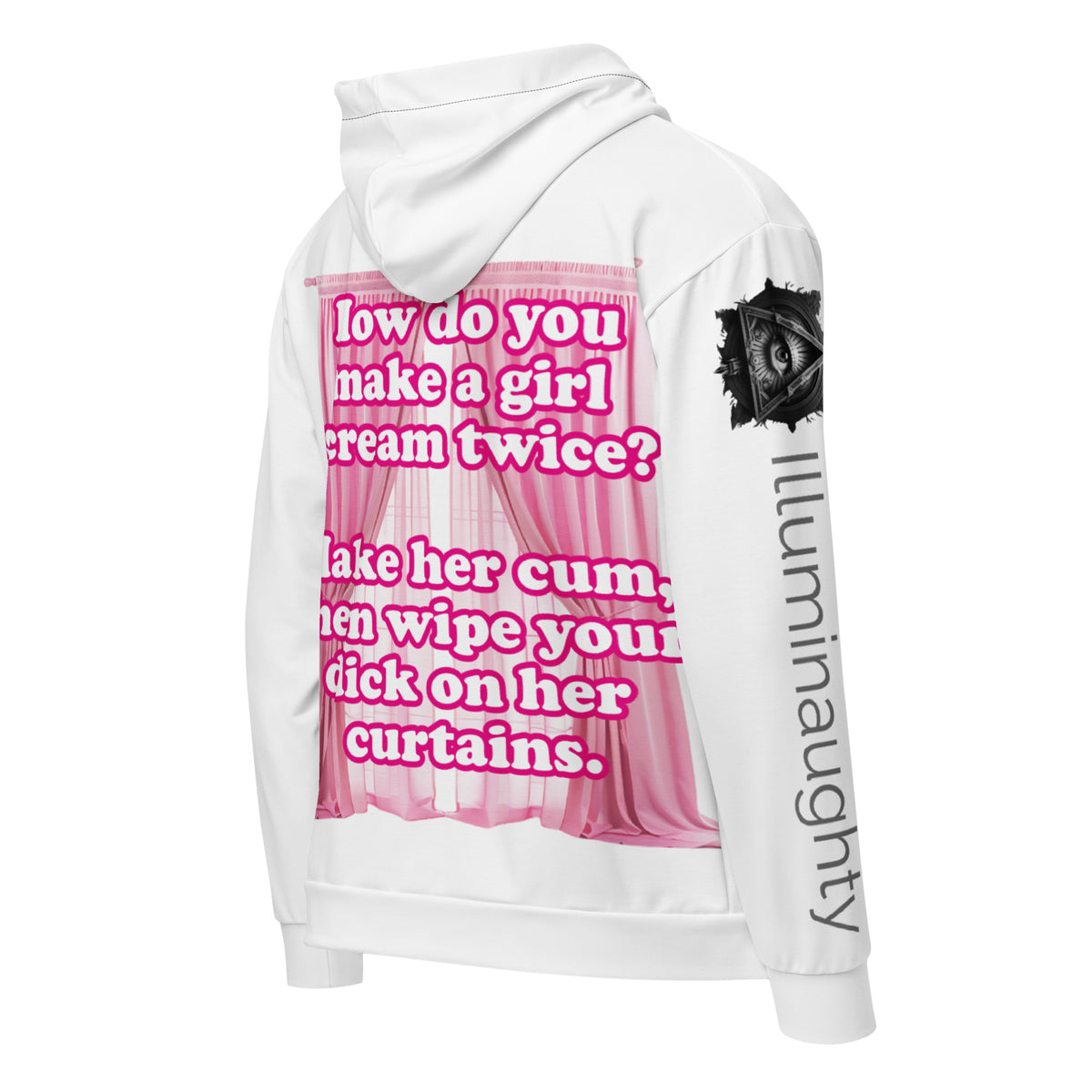 How Do You Make a Girl Scream Twice? Unisex Zip Hoodie