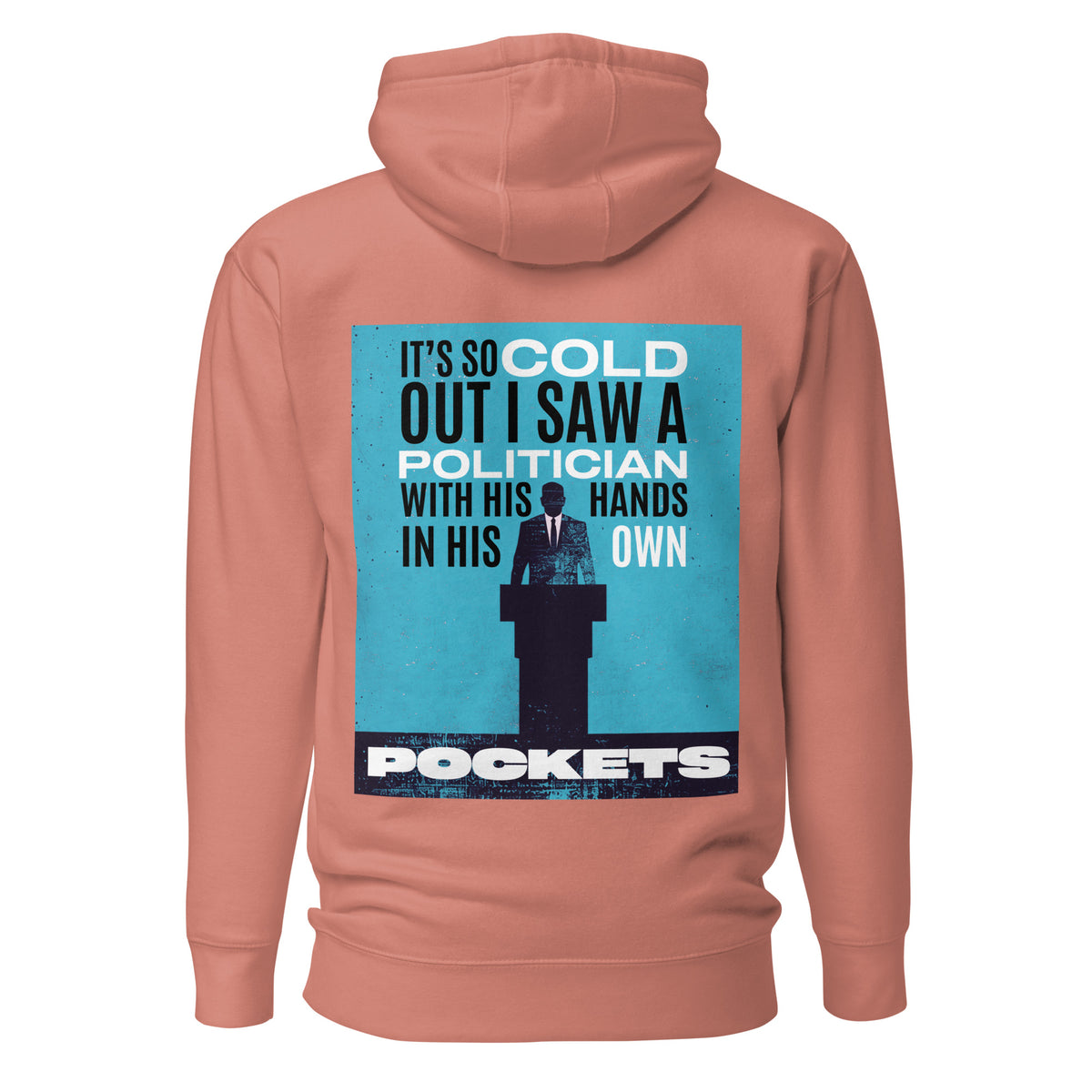 It's So Cold Out I Saw a Politician with His Hands in His Own Pockets. Unisex Hoodie