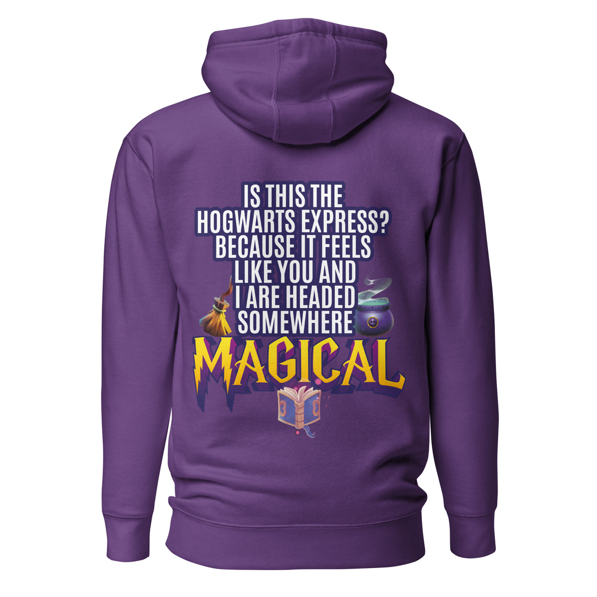 Is This the Hogwarts Express? Because It Feels Like You and I Are Headed Somewhere Magical. Unisex Hoodie