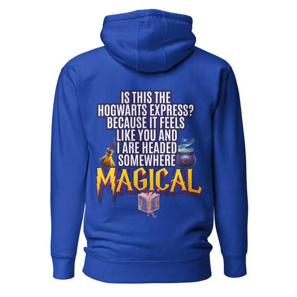 Is This the Hogwarts Express? Because It Feels Like You and I Are Headed Somewhere Magical. Unisex Hoodie