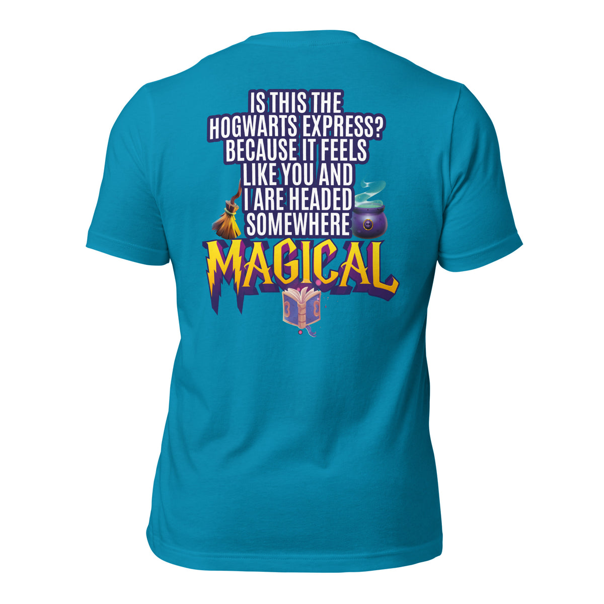 Is This the Hogwarts Express? Because It Feels Like You and I Are Headed Somewhere Magical Men's t-shirt