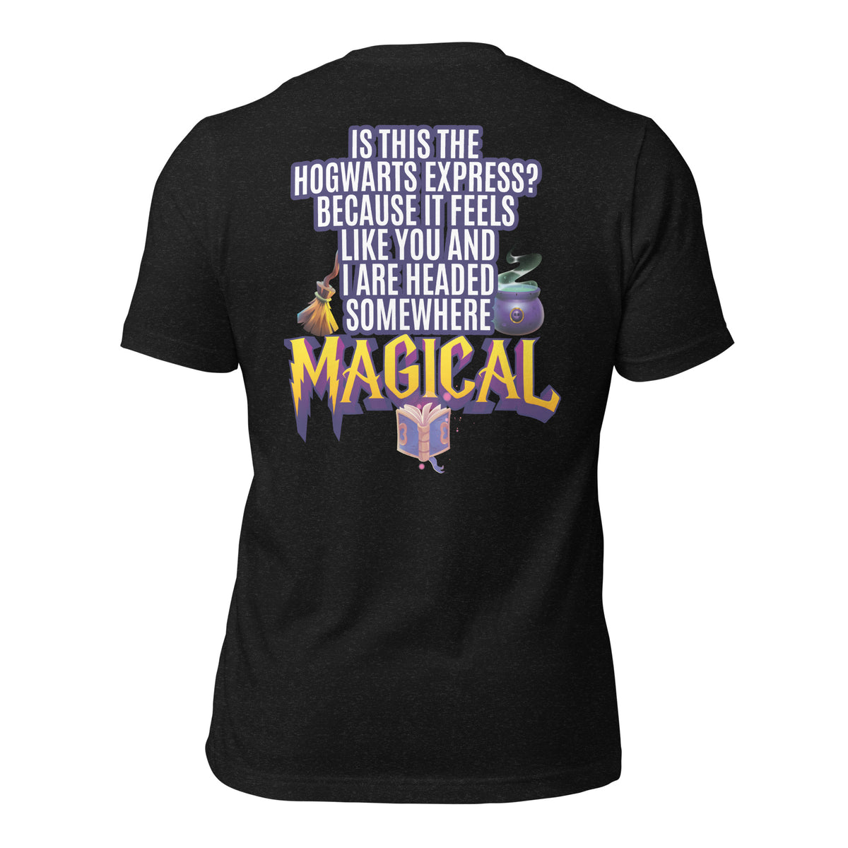 Is This the Hogwarts Express? Because It Feels Like You and I Are Headed Somewhere Magical Men's t-shirt