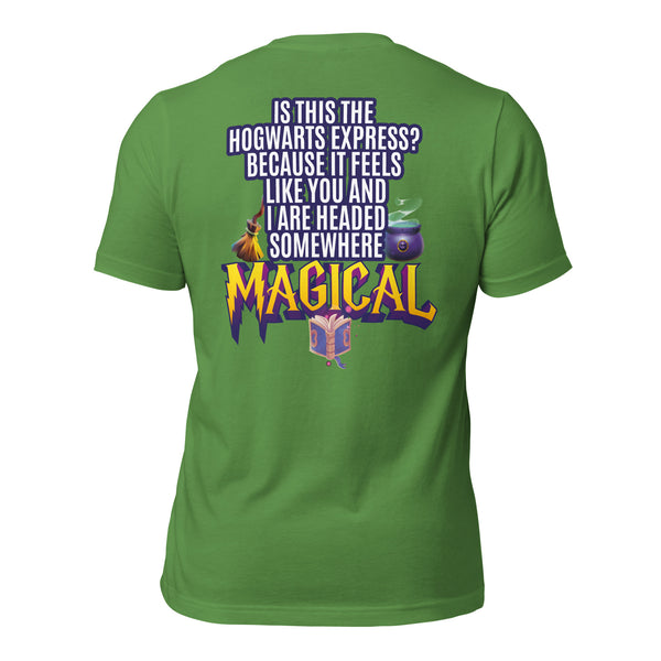 Is This the Hogwarts Express? Because It Feels Like You and I Are Headed Somewhere Magical Men's t-shirt