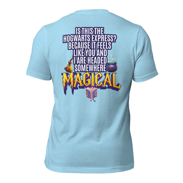 Is This the Hogwarts Express? Because It Feels Like You and I Are Headed Somewhere Magical Men's t-shirt