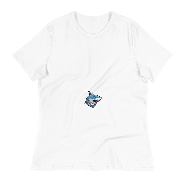 I Wish My Dick Reached All the Way to the Floor. So the Shark Ate His Legs Women's Relaxed T-Shirt